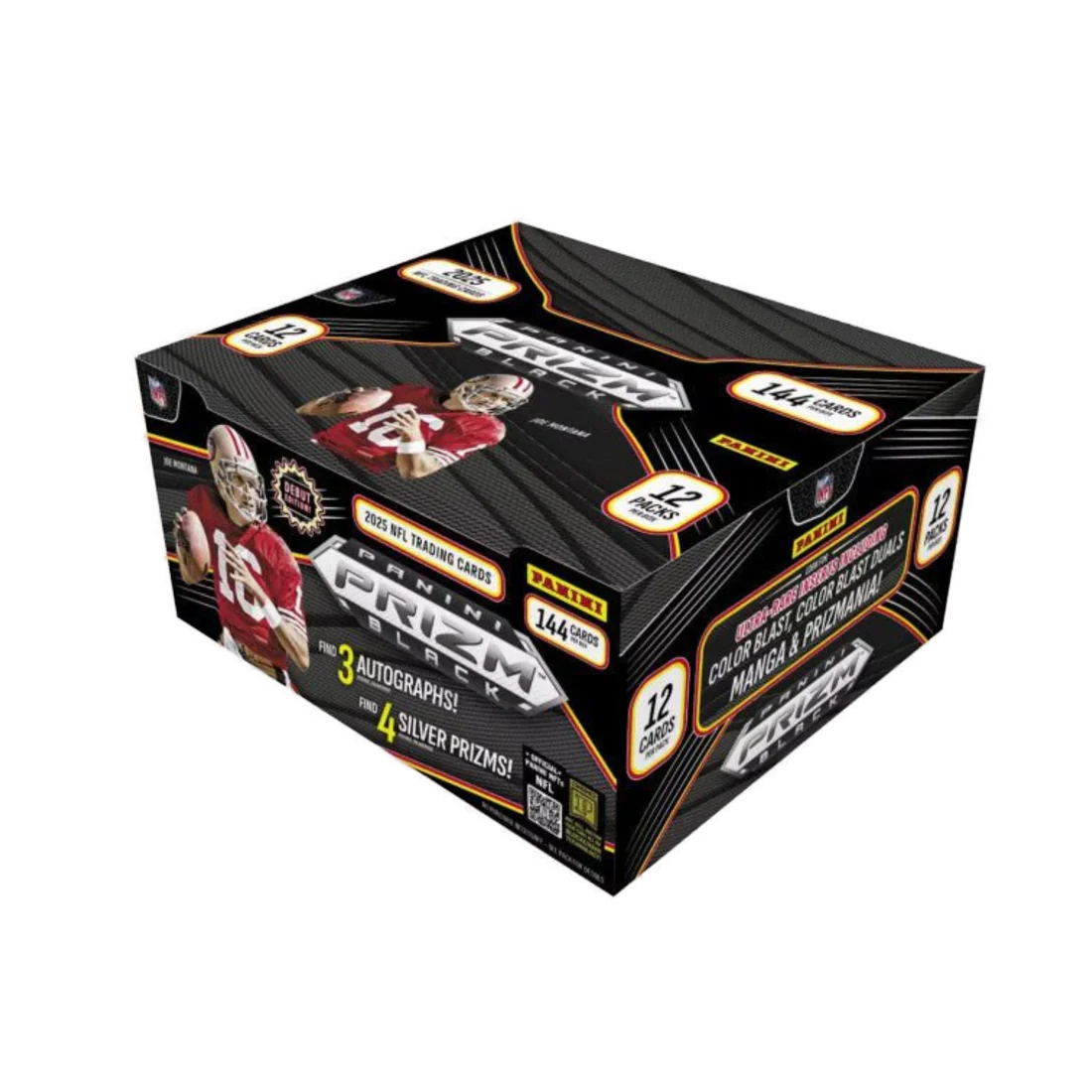 Panini Black Prizm Football 2025 Hobby Box