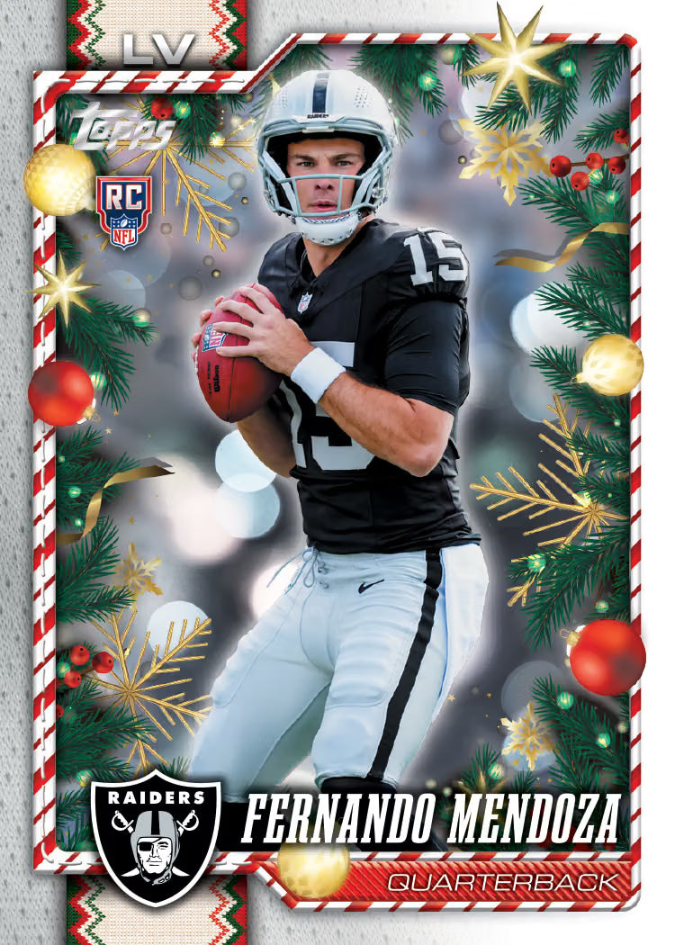 Topps Holiday NFL Football 2026 Mega Box