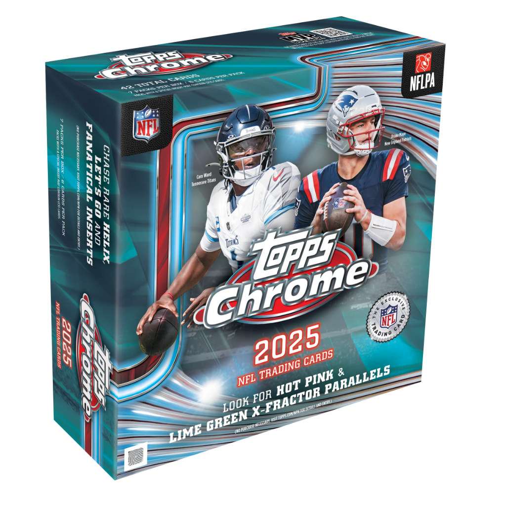 Topps Chrome NFL Football 2025 Mega Box