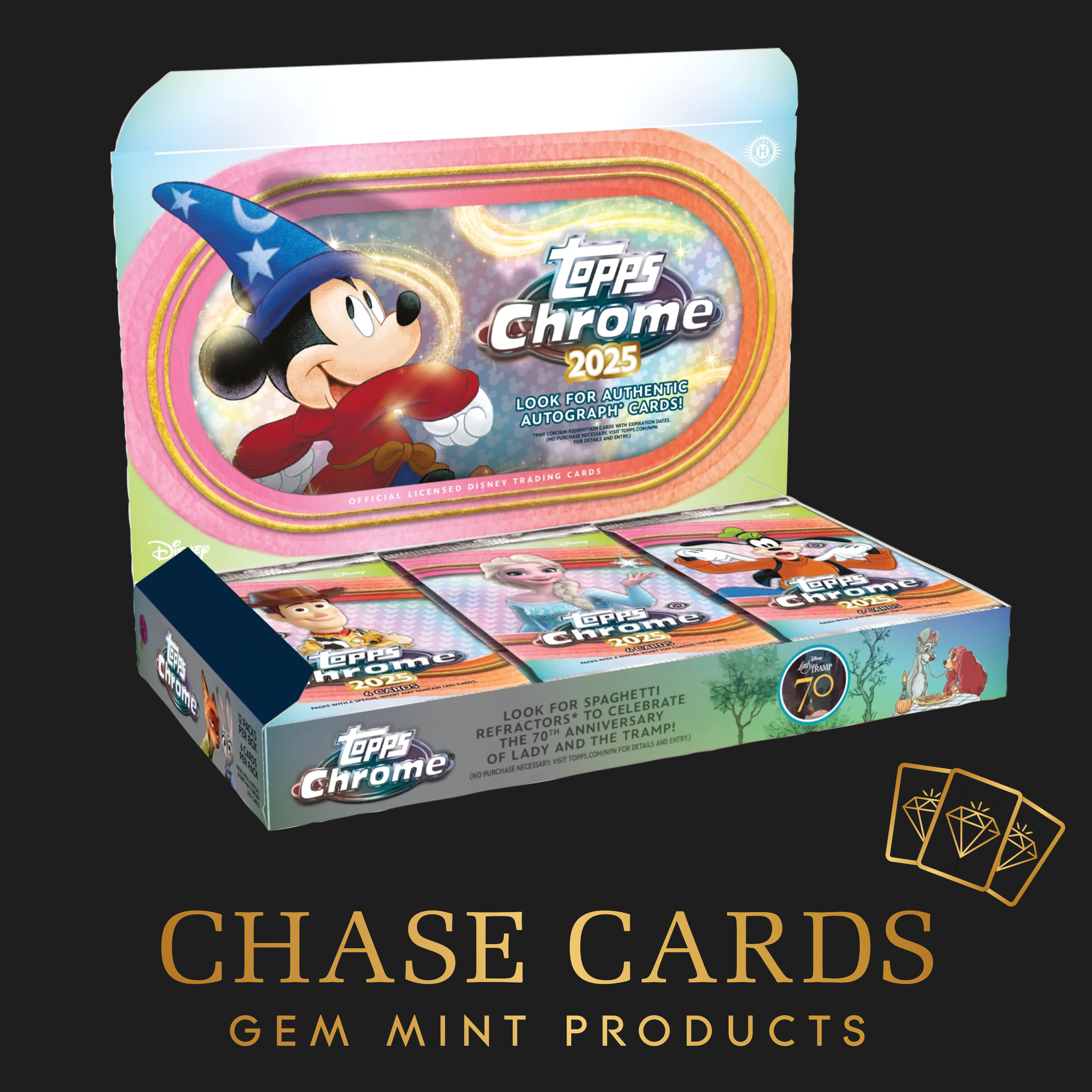 Topps Chrome Disney 2025 Hobby Box