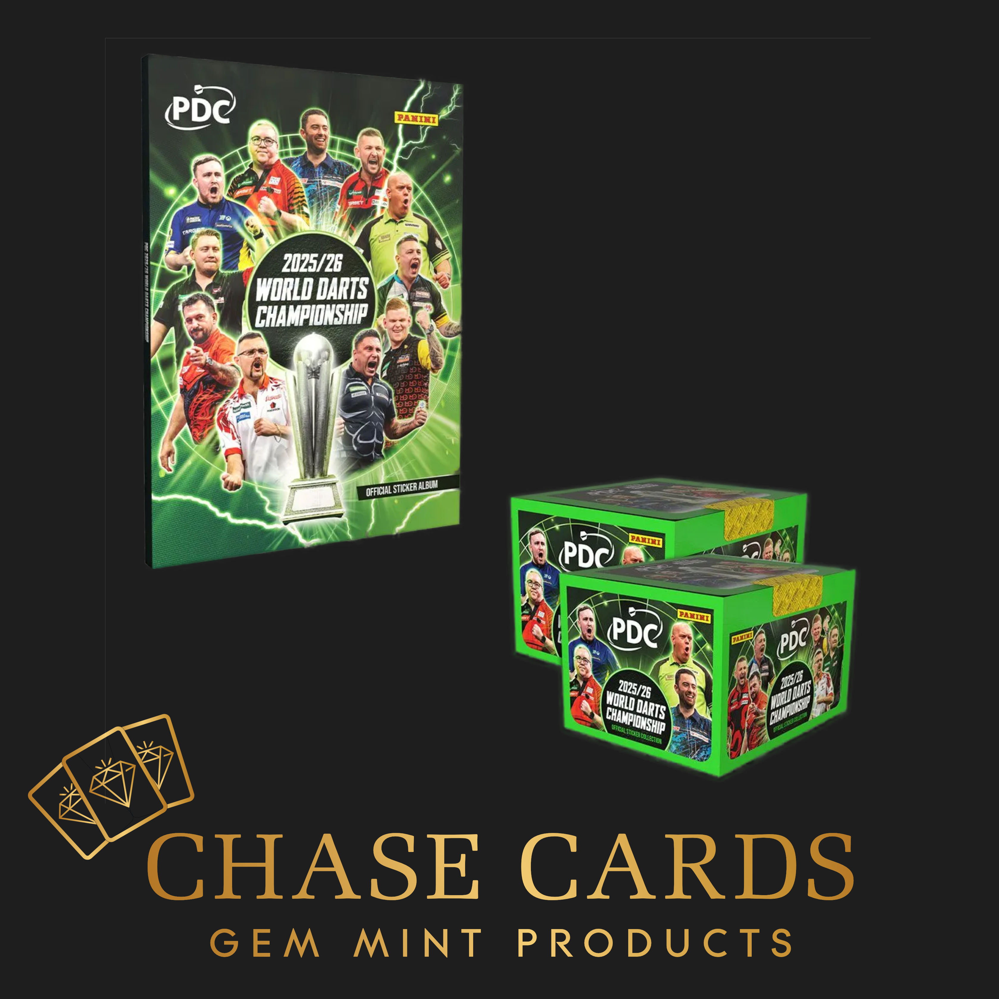 Panini PDC Sticker Collection-Mega Bundle