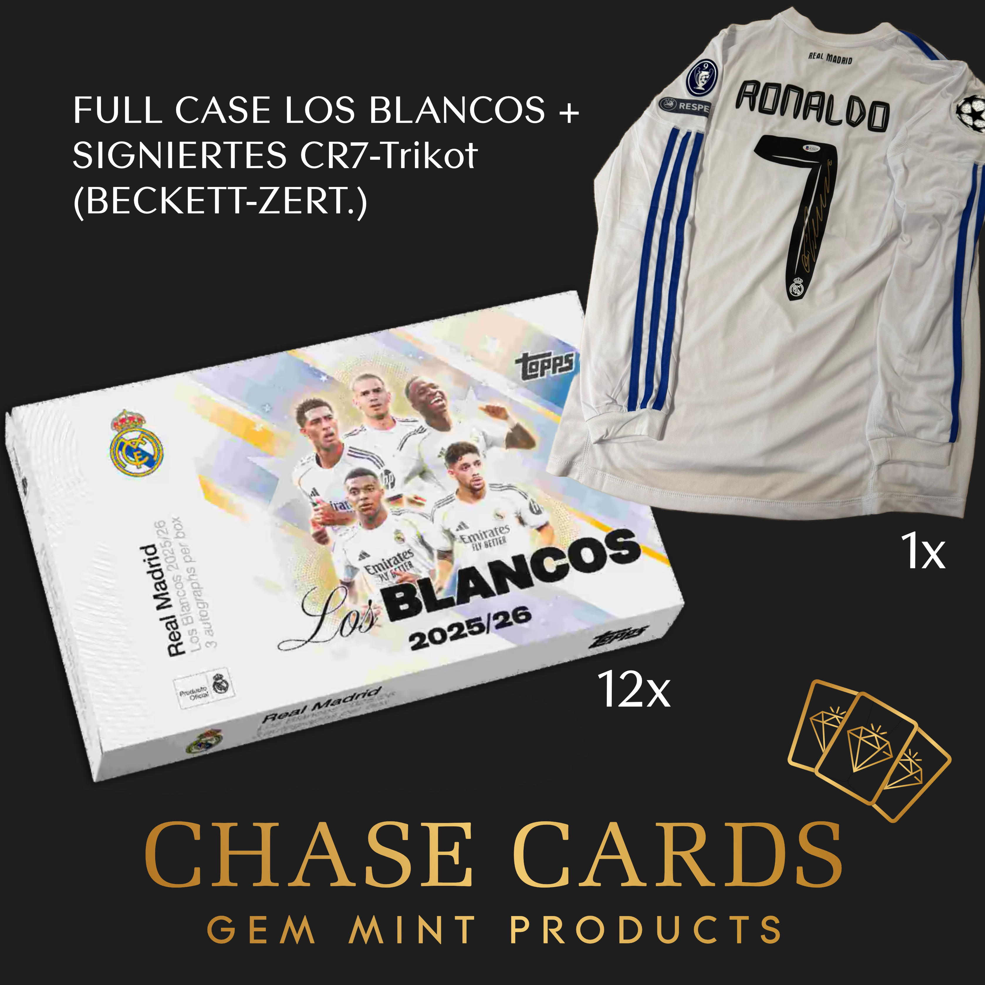 Topps Real Madrid Los Blancos 25/26-CR7-Bundle