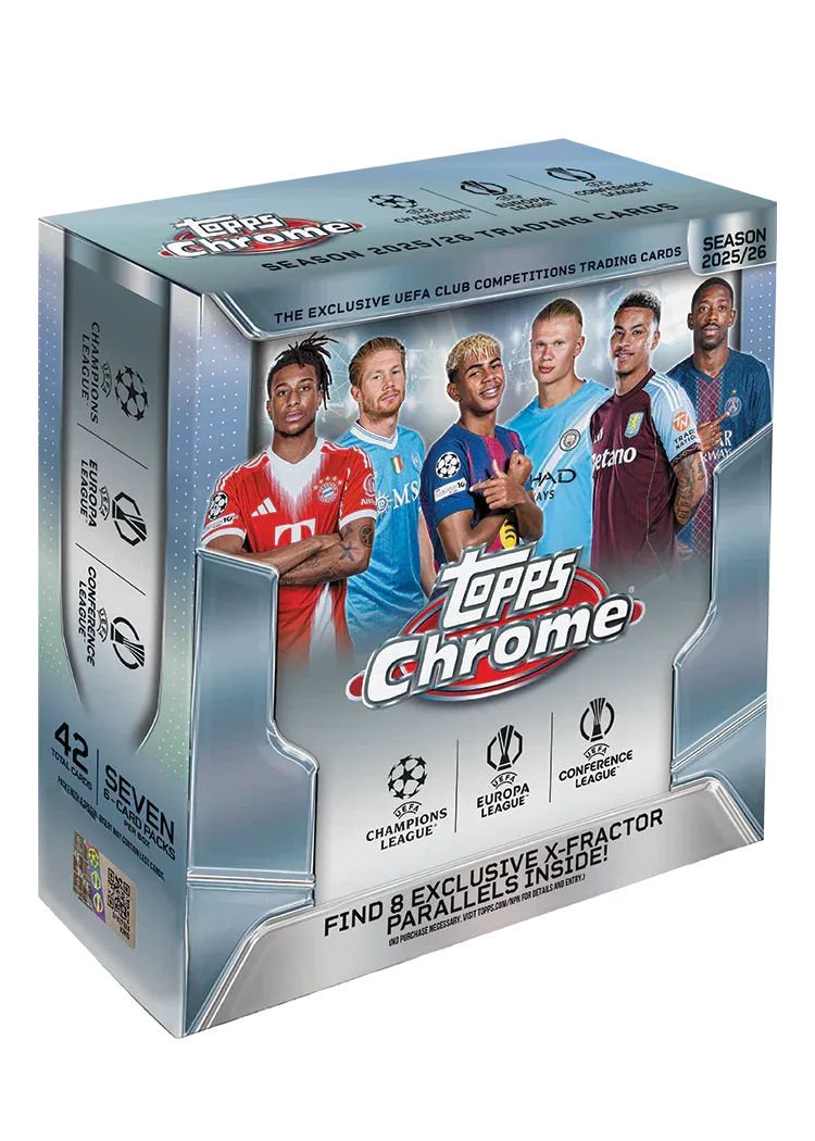 Topps Chrome® UEFA Club Competitions 2025-26 - Mega Box
