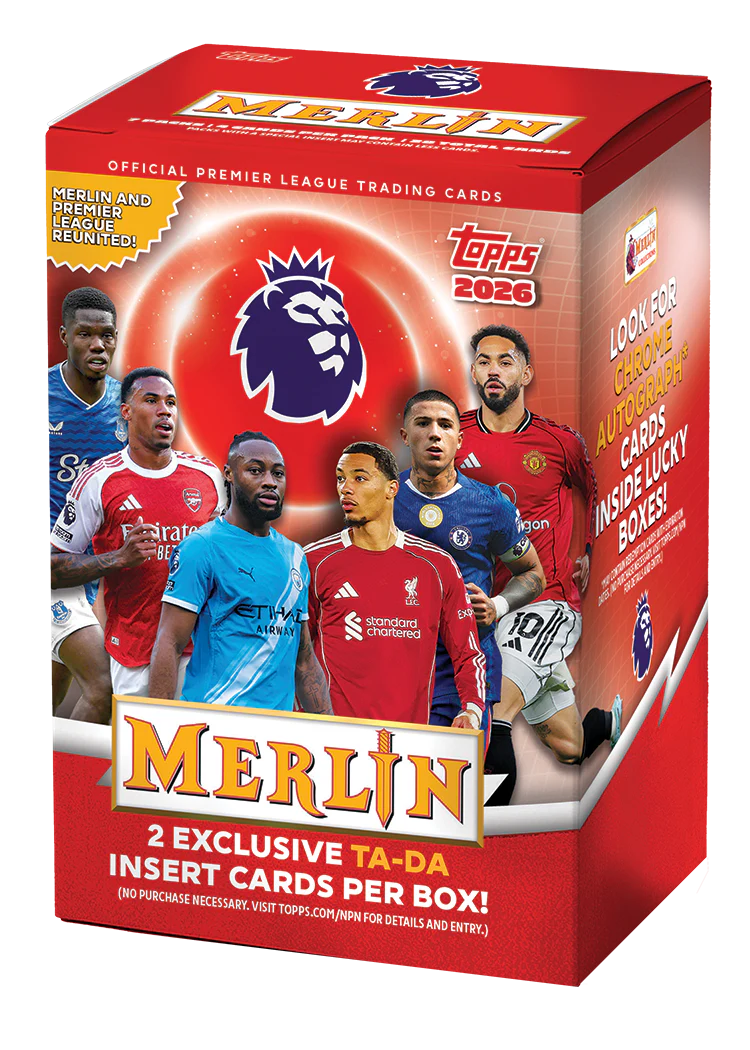 Topps Premier League Merlin 2026 Value Box