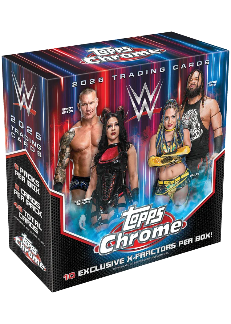 Topps Chrome WWE 2026 Mega Box