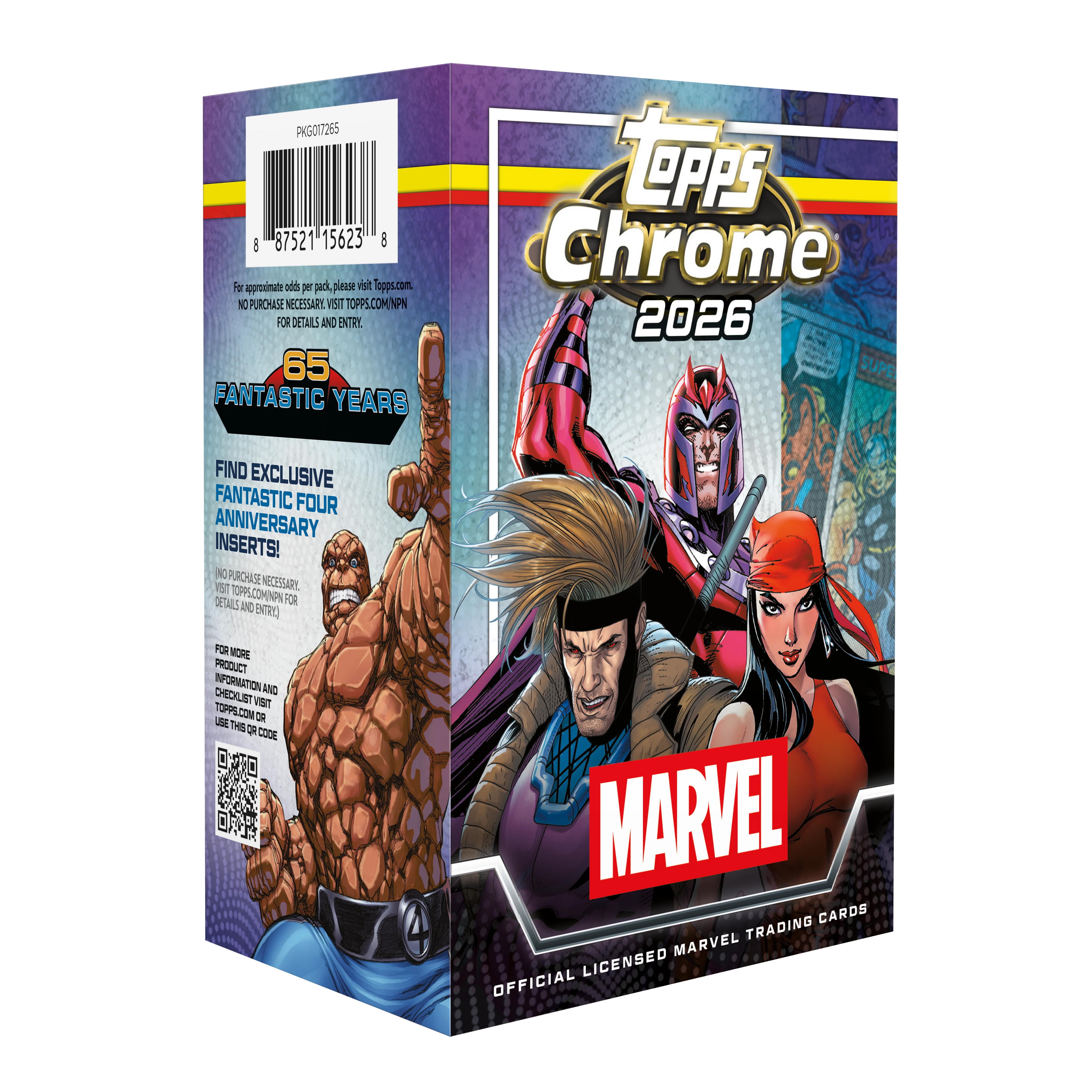 Topps Comics Chrome Marvel 2026 Value Box