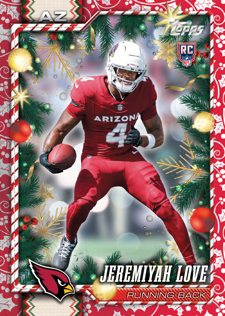 Topps Holiday NFL Football 2026 Mega Box