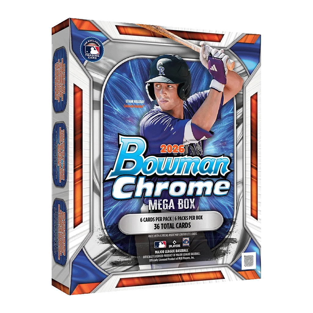 Topps Bowman Chrome Baseball 2026 Mega Box