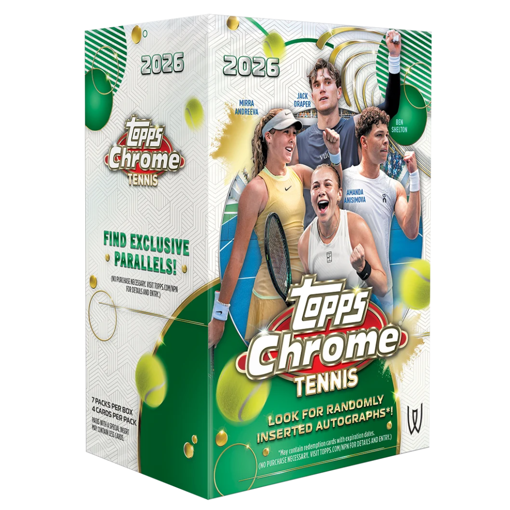 Topps Chrome Tennis 2026 Value Box