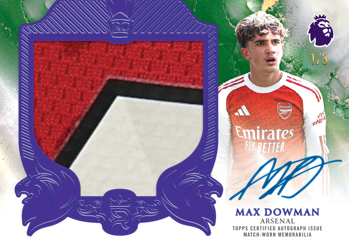 Topps Royalty EPL Premier League 25/26 Hobby Box Half Case-PYS (Break 618101)