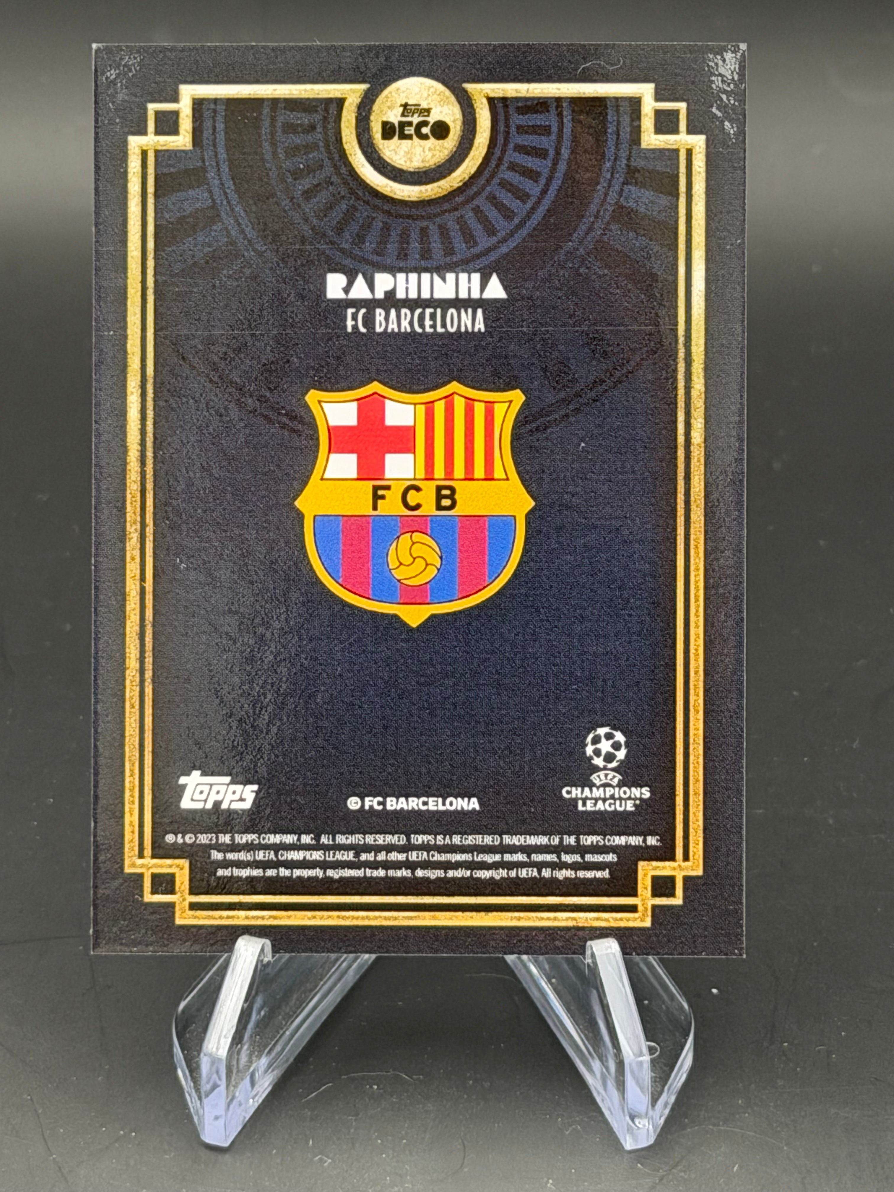 2023 Topps Deco UCC 23/24 Raphinha /49 Auto