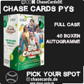 Topps Chrome Tennis 2026 Value Box 40 Box-Full Case-PYS (Break 622102)