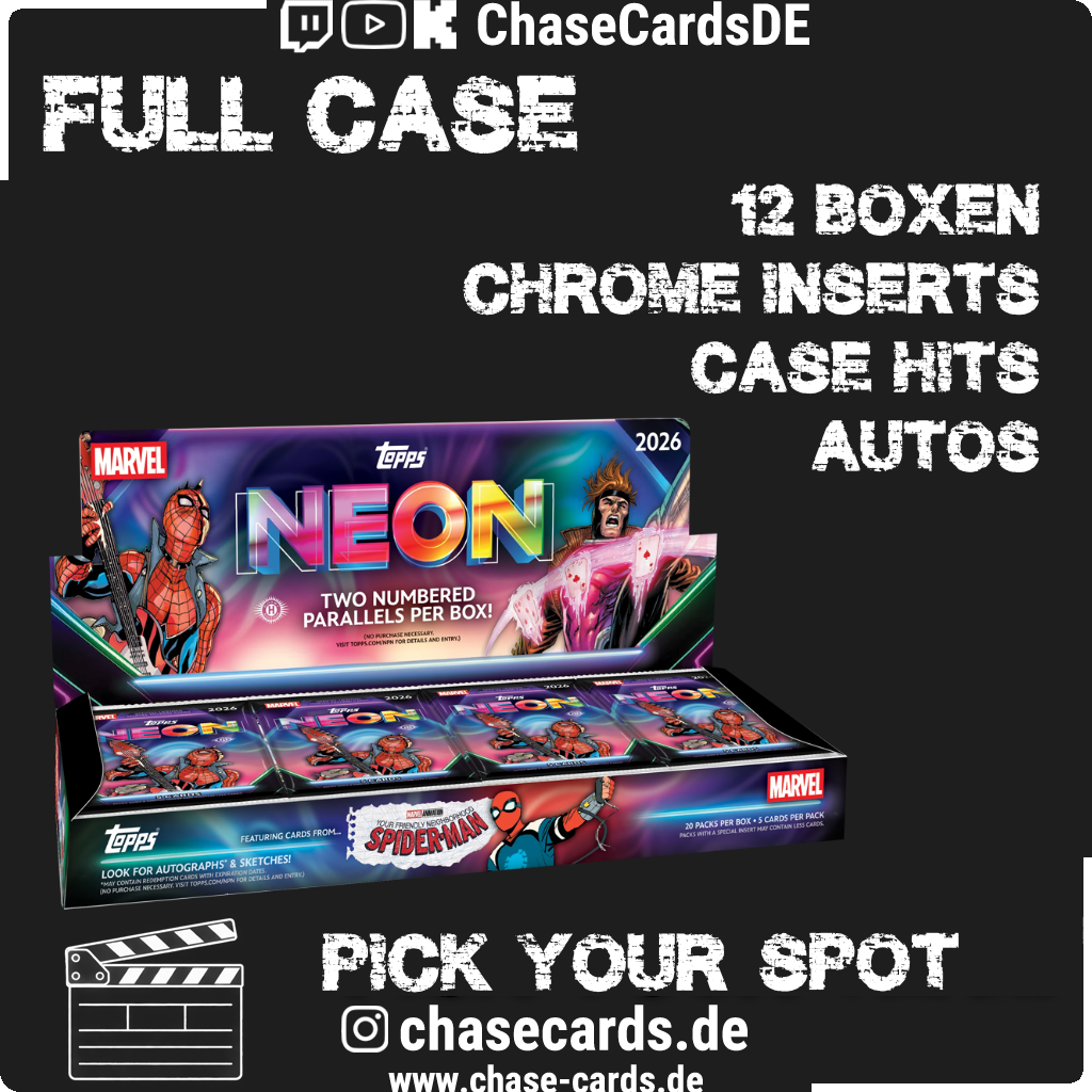 Topps Neon Marvel 2026 Hobby Box Full Case-PYS (Break 618103)