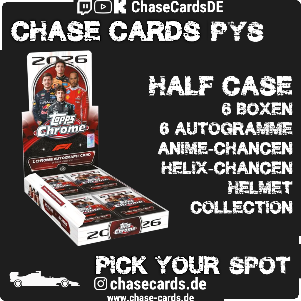 Topps Chrome F1 Formula One 2026 Hobby Box Half Case-PYS (Break 618105)