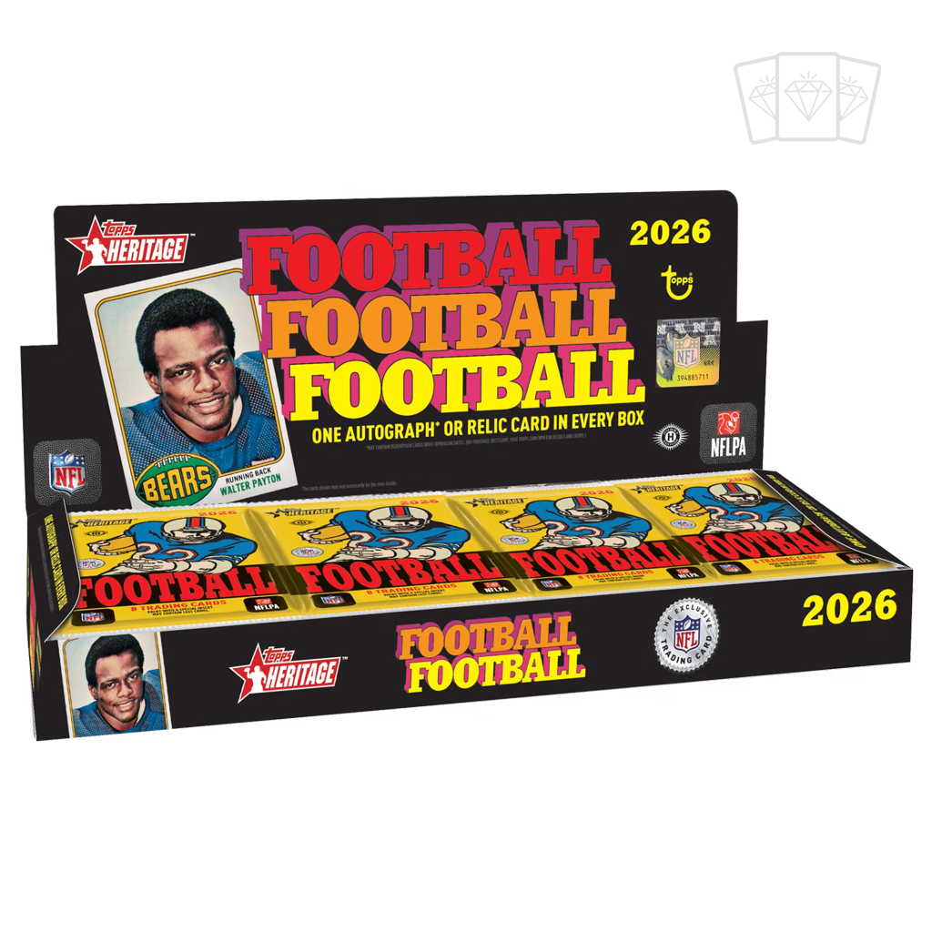 Topps Heritage NFL Football 2026 Hobby Box