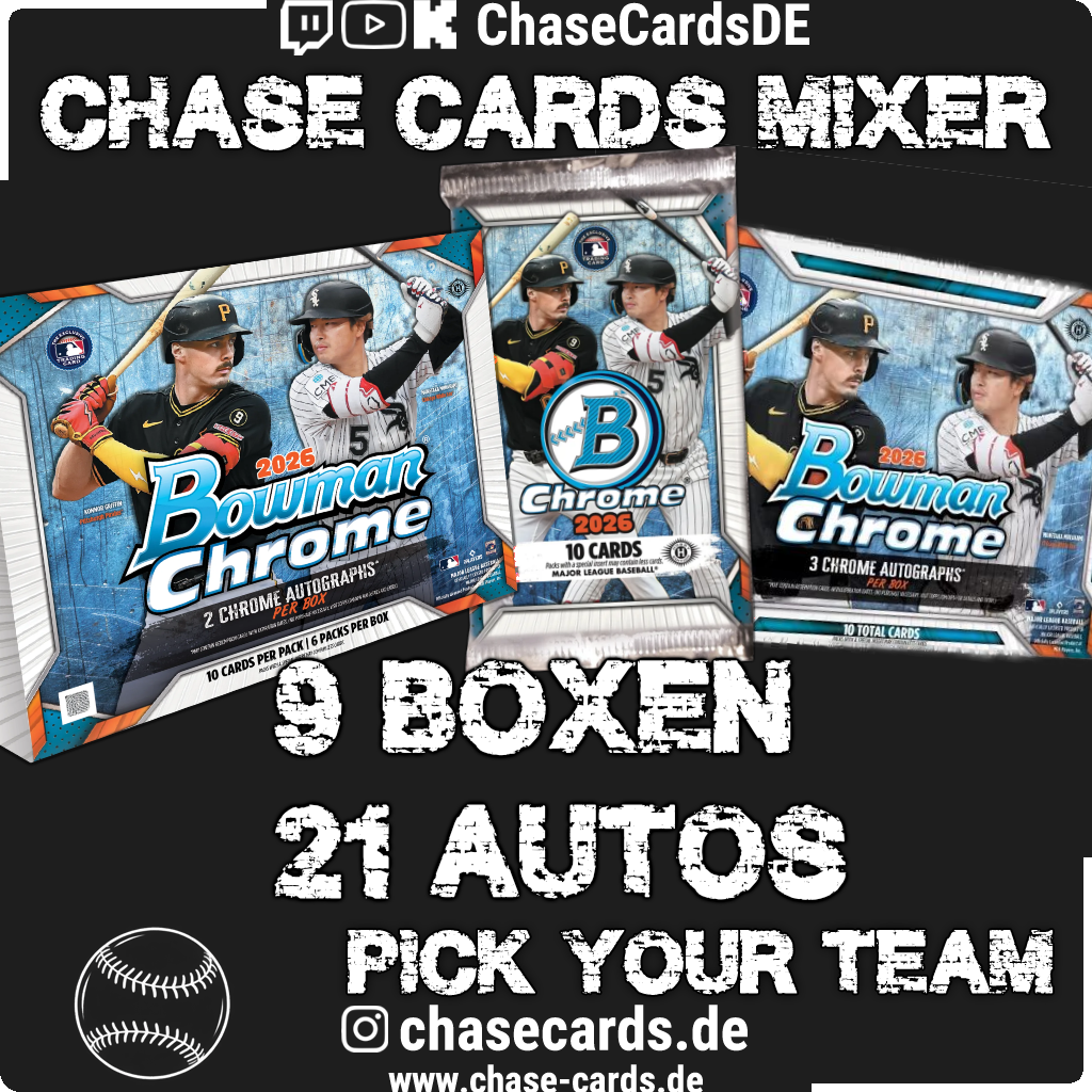 Topps Bowman Chrome Baseball 2026-Mixer-PYT 6x Hobby/3x Breakers (Break 609091)