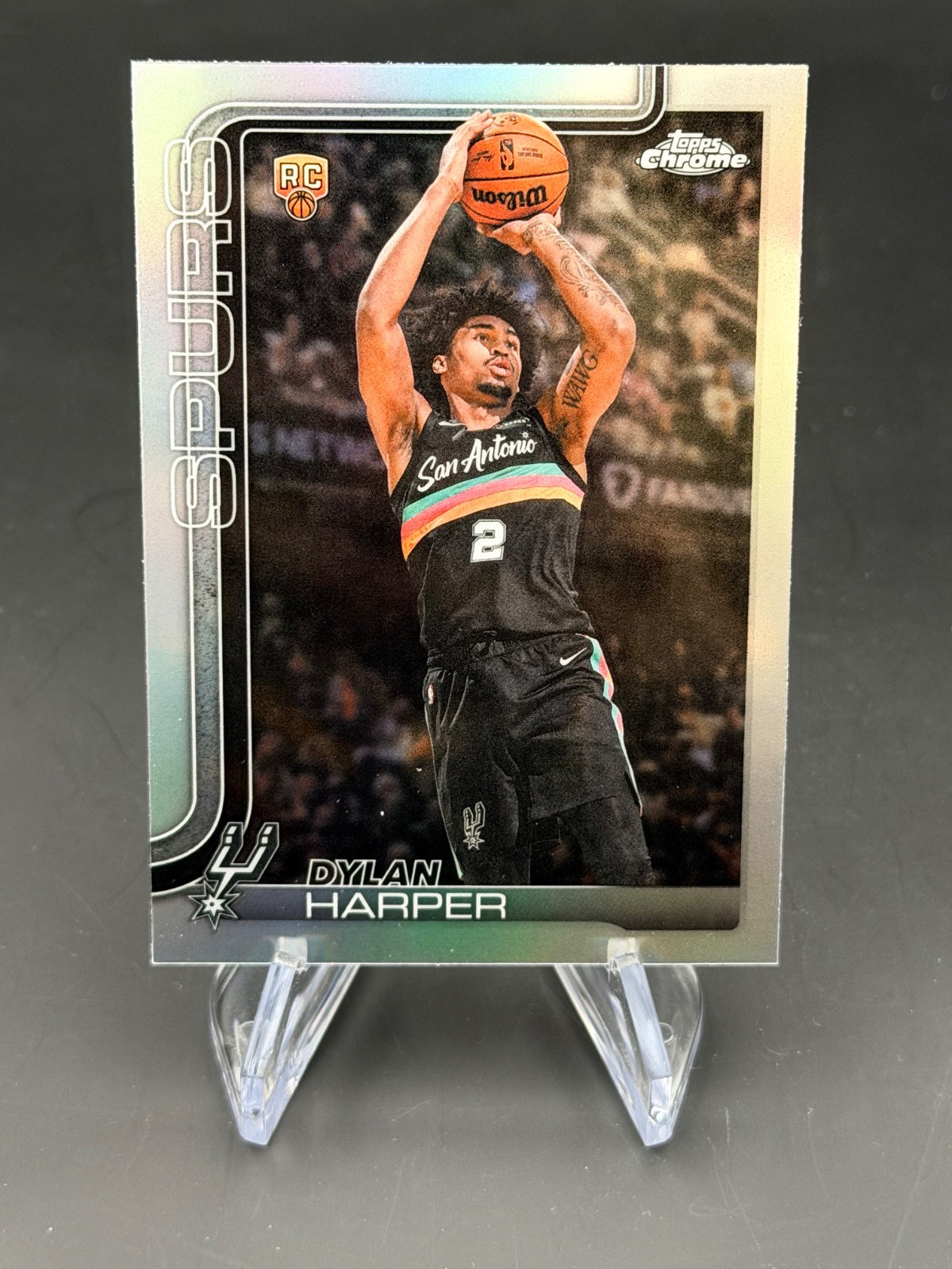 Topps Chrome Update NBA 25/26 Dylan Harper 152 Refractor – Bild 1