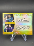 2025 Panini PDC World Championship 2026 Epic Finales Auto Gold Luke Humphries & Luke Littler AUEPIC-04 /9 – Bild 1