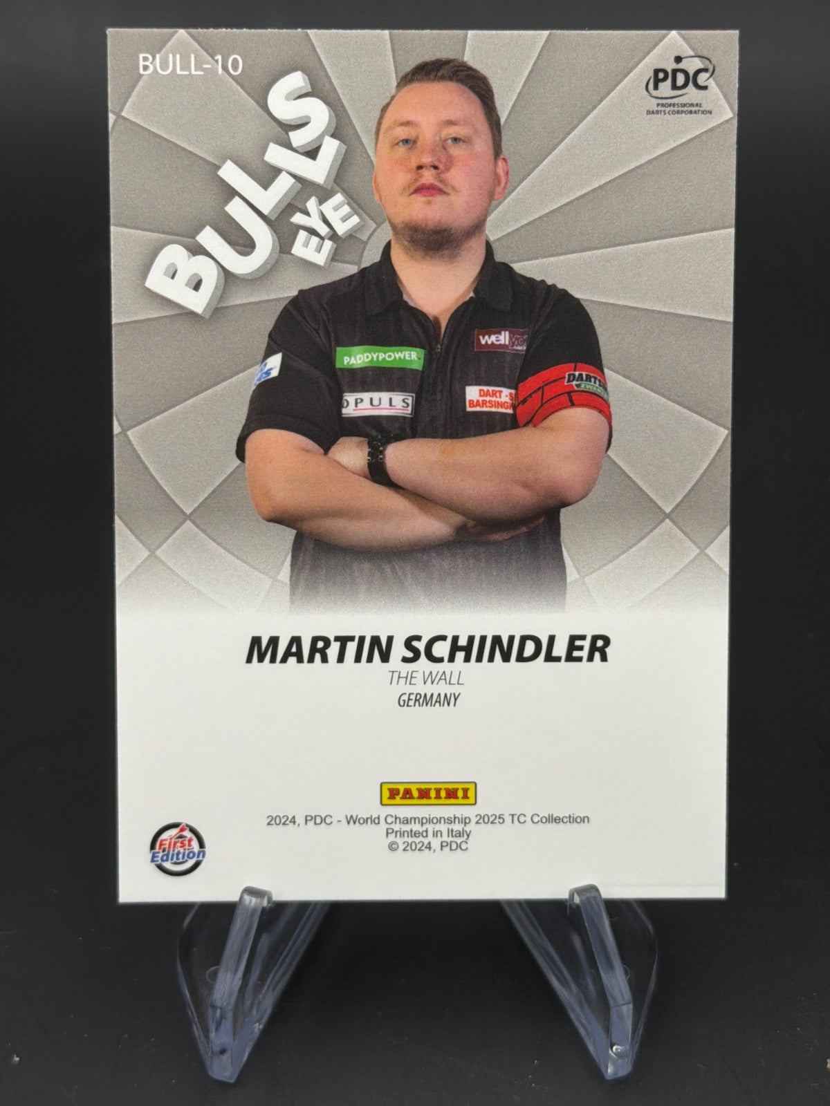 2024 Panini PDC World Championship 2025 BULL-10 Martin Schindler – Bild 2