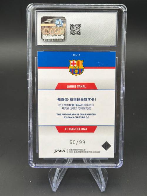 2023 Daka FC Barcelona 23/24 AU-17 Lamine Yamal RC /99 Auto – Bild 2