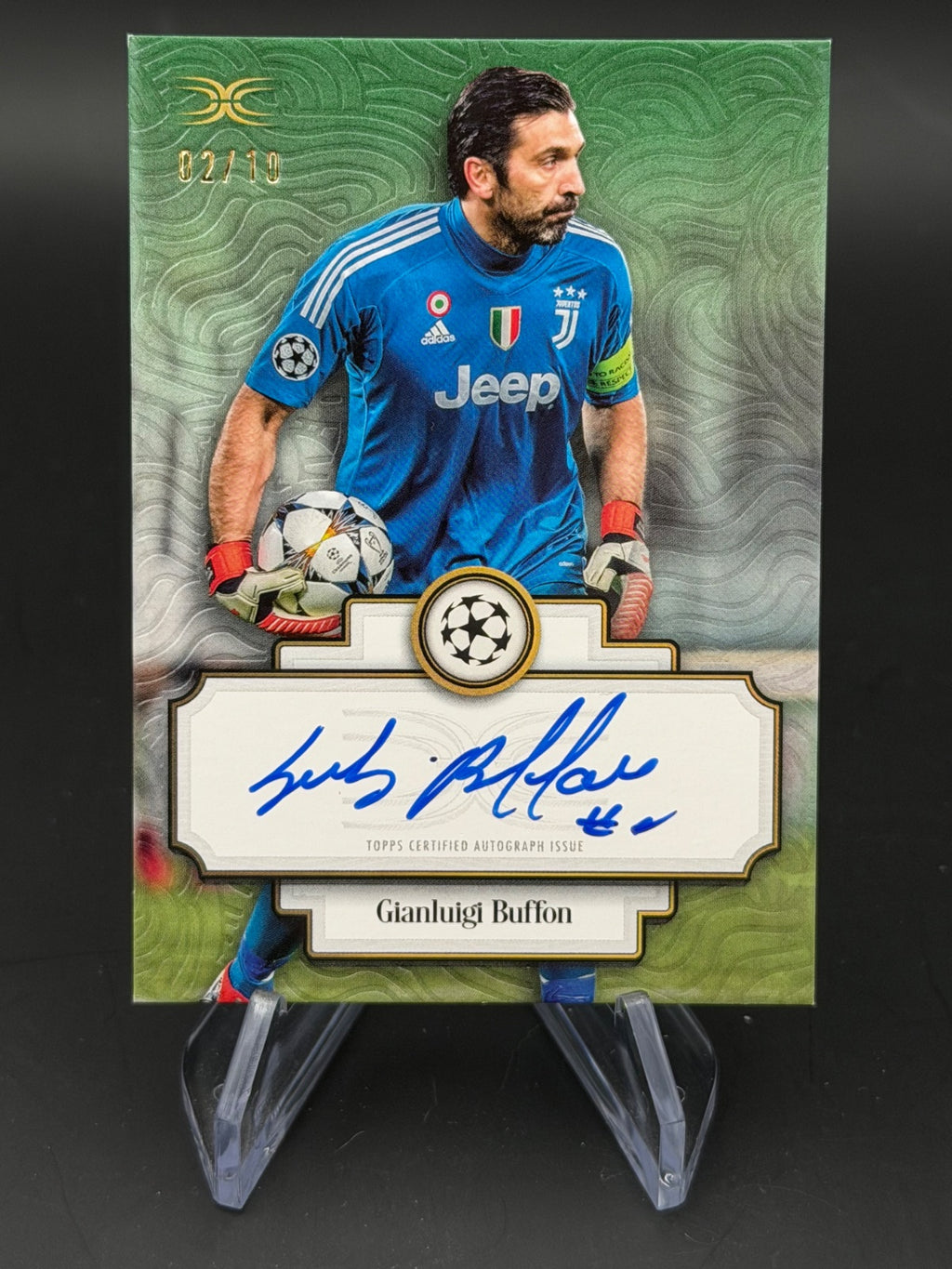 2024 Topps UCC Definitive 24/25 Gianluigi Buffon Auto /10 – Bild 1