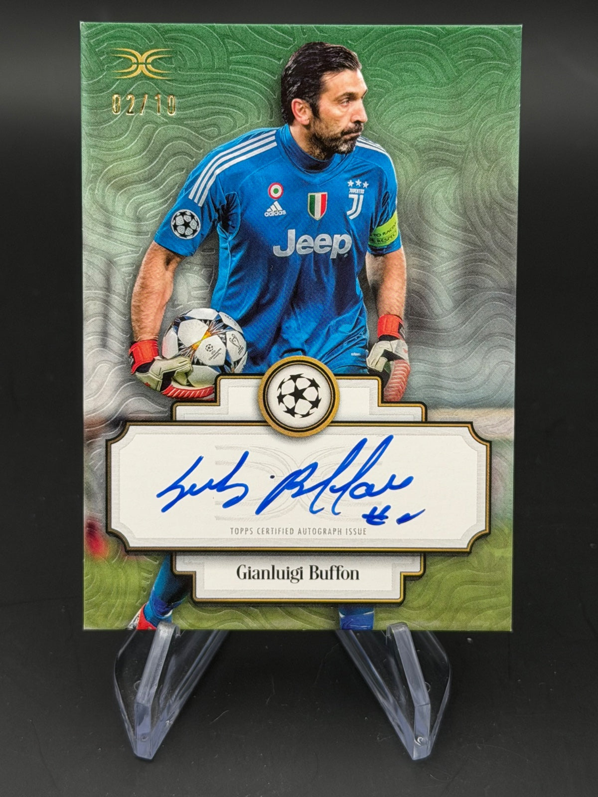 2024 Topps UCC Definitive 24/25 Gianluigi Buffon Auto /10 – Bild 1