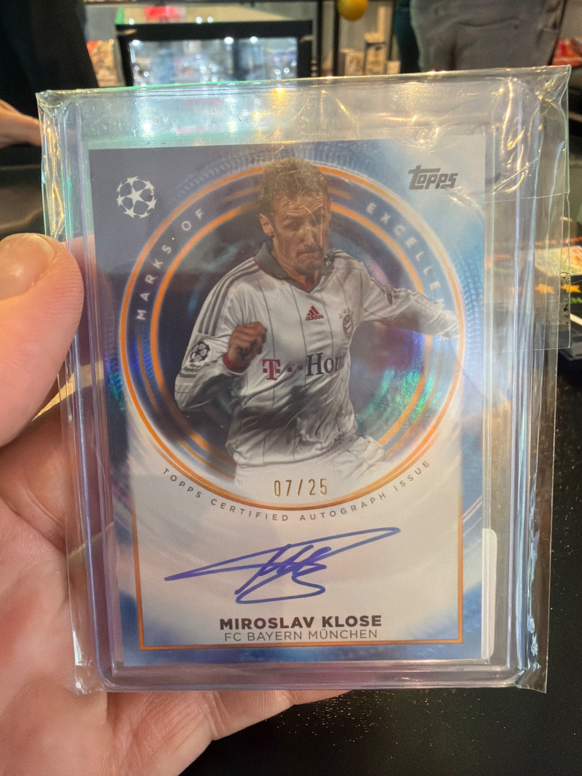 2025 Topps ME-MK3 Marks of Excellence Miroslav Klose /25 Auto – Bild 1
