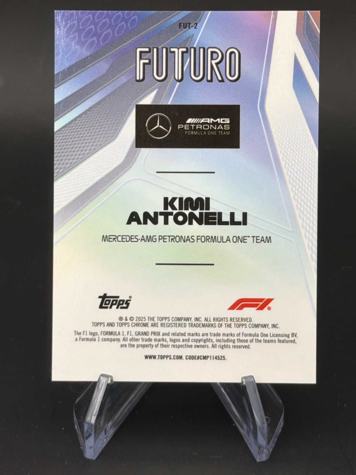 2025 Topps Chrome Formula 1 Futoro Kimi Antonelli – Bild 2