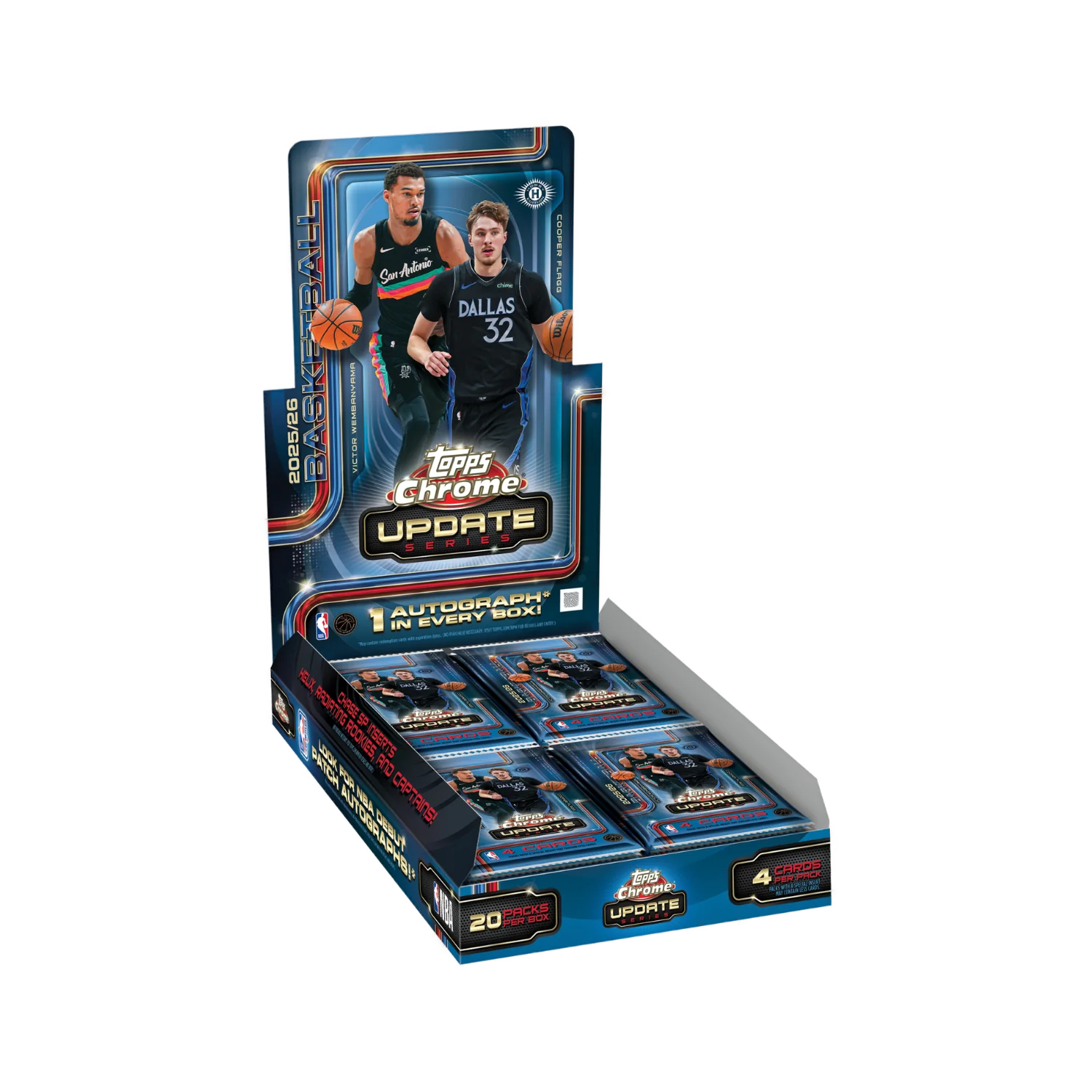 Topps Chrome NBA Update 25/26 Hobby Box